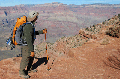 Bill looking toward O'Neill Butte