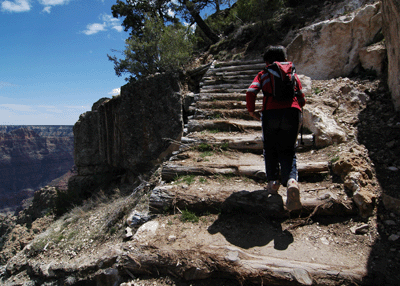 Taking the Grandview Trail one step at a time