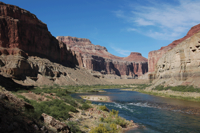 Looking upstream toward Nankoweap