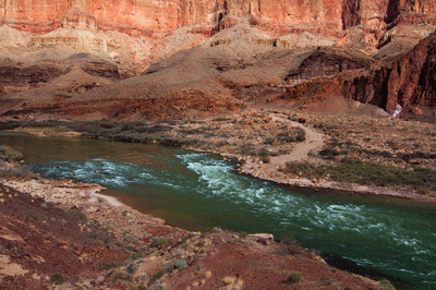 A fine view of Lava Canyon Rapids