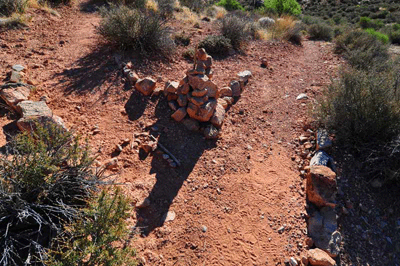 Trail junction in Surprise Valley